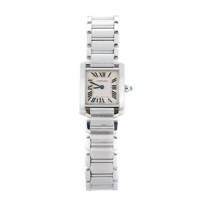 Cartier Stainless Steel 20mm Tank Francaise Quartz Watch 3 of 6
