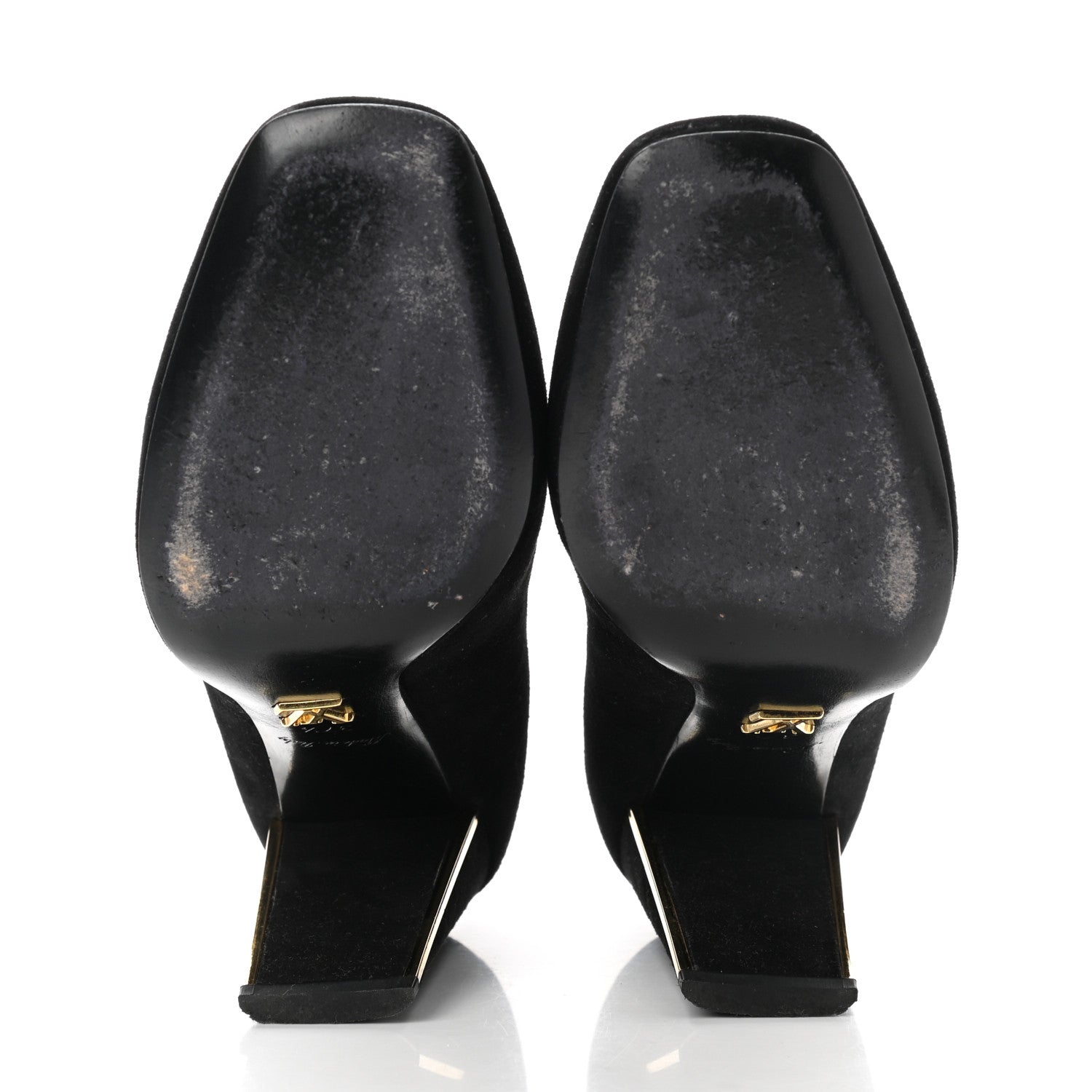 Louis Vuitton Suede Provoc Pumps 37.5 Black 5 of 9