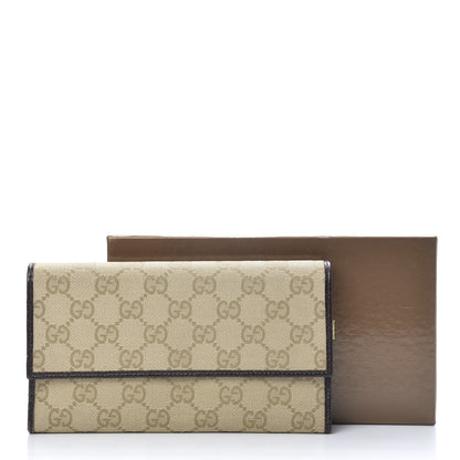 Gucci Monogram Continental Flap Wallet Brown 9 of 9
