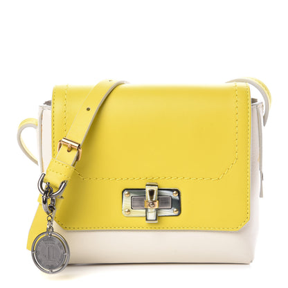 Lanvin Calfskin Mini Happy Edgy Crossbody Jaune 1 of 8