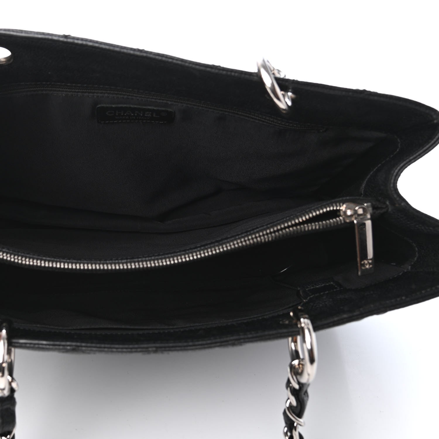 Chanel Caviar Quilted Grand Shopping Tote GST Black 4 of 4