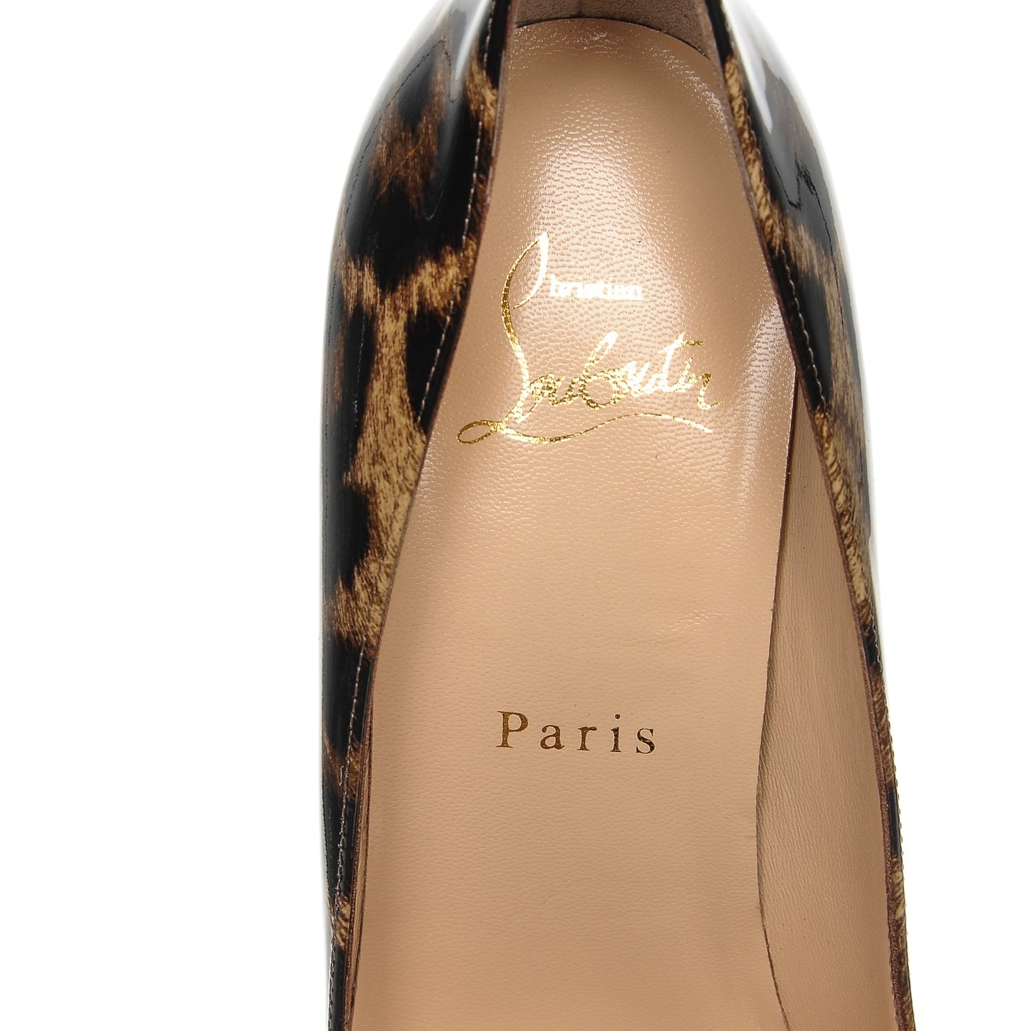 Patent Leopard Doracora 100 Pumps 39 Brown Red
