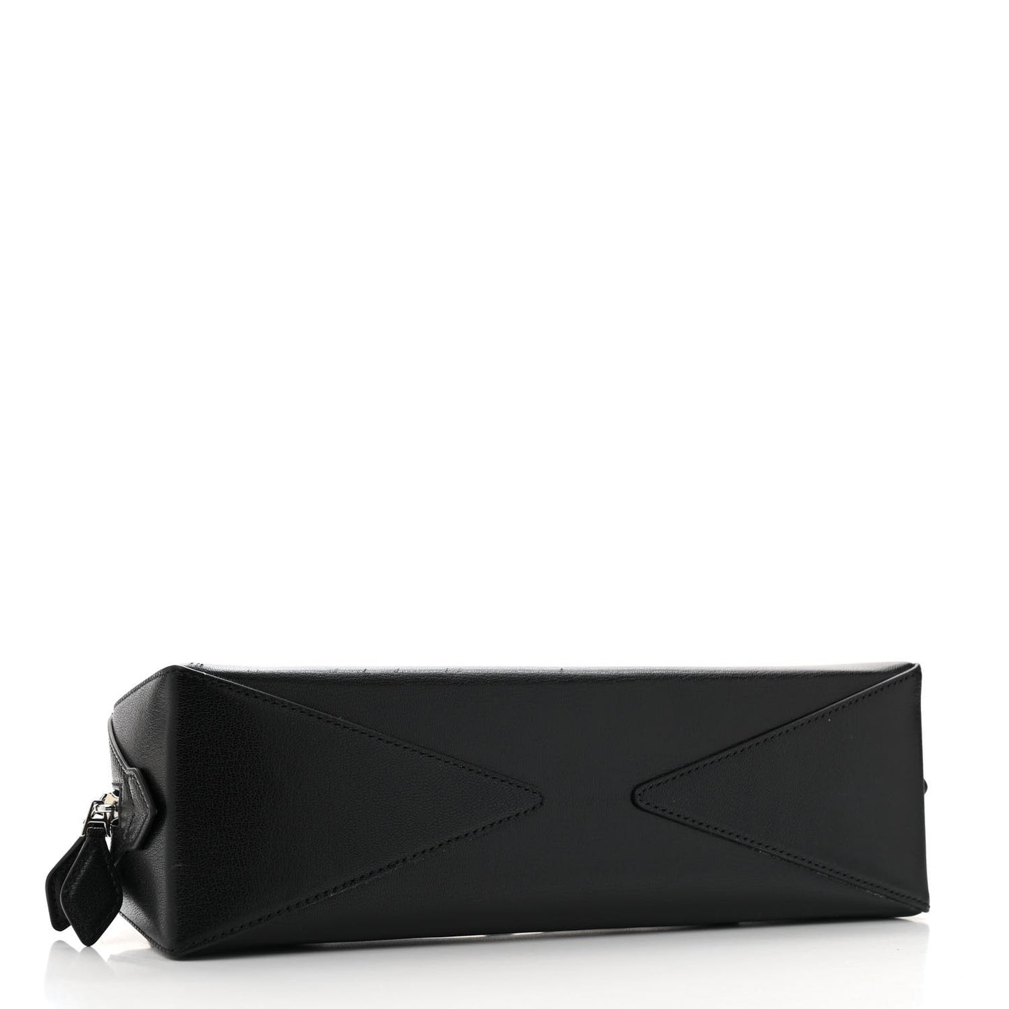 Shiny Goatskin Medium Le Teckel Bag Black