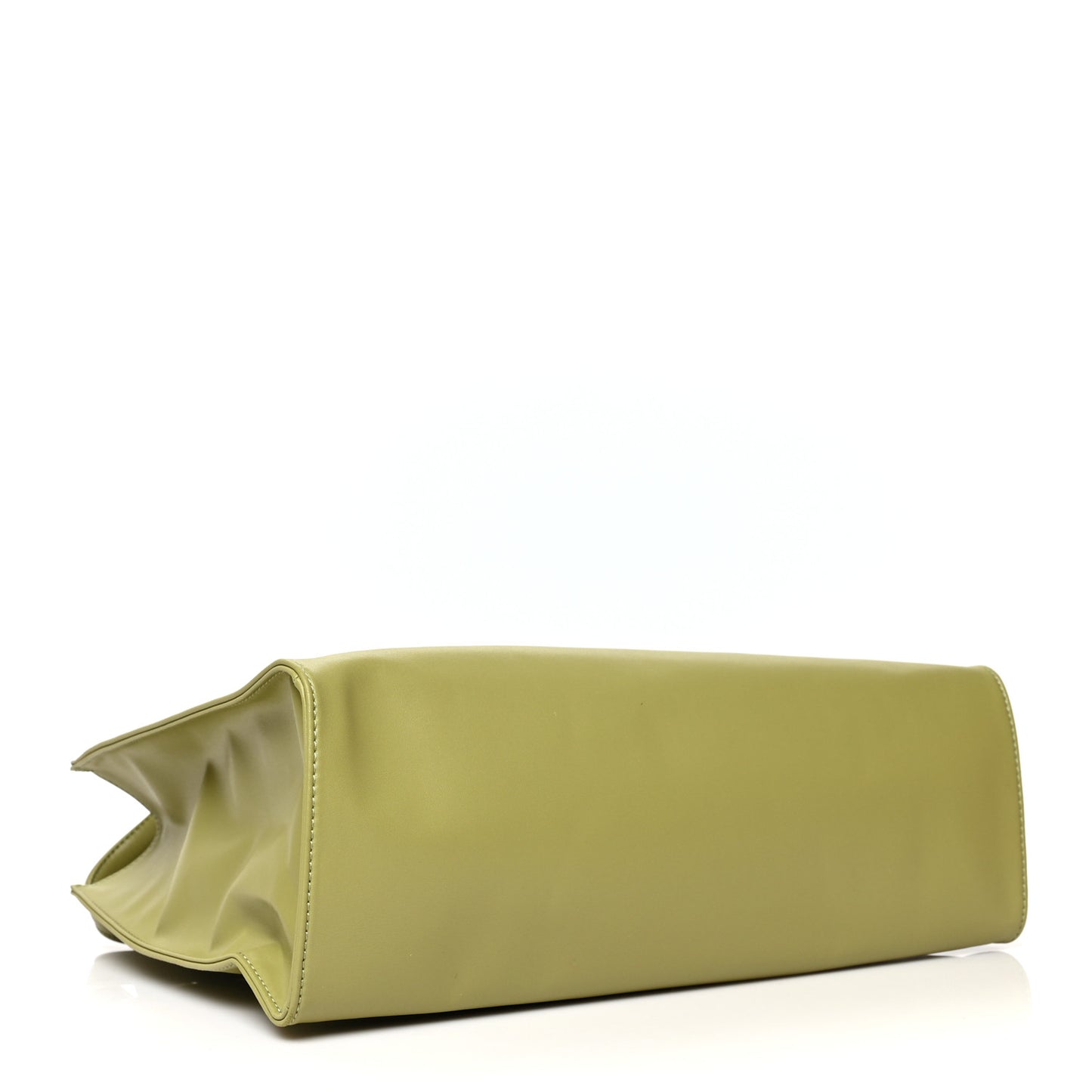 Vegan Leather Medium Shopping Bag Drab