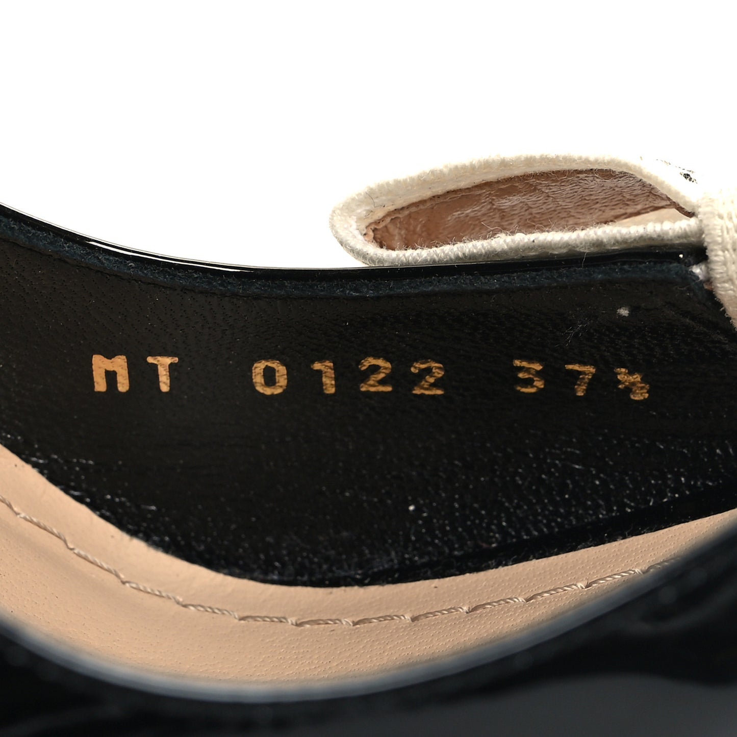 Patent Ribbon J'Adior Slingback 100mm Pumps 37.5 Black