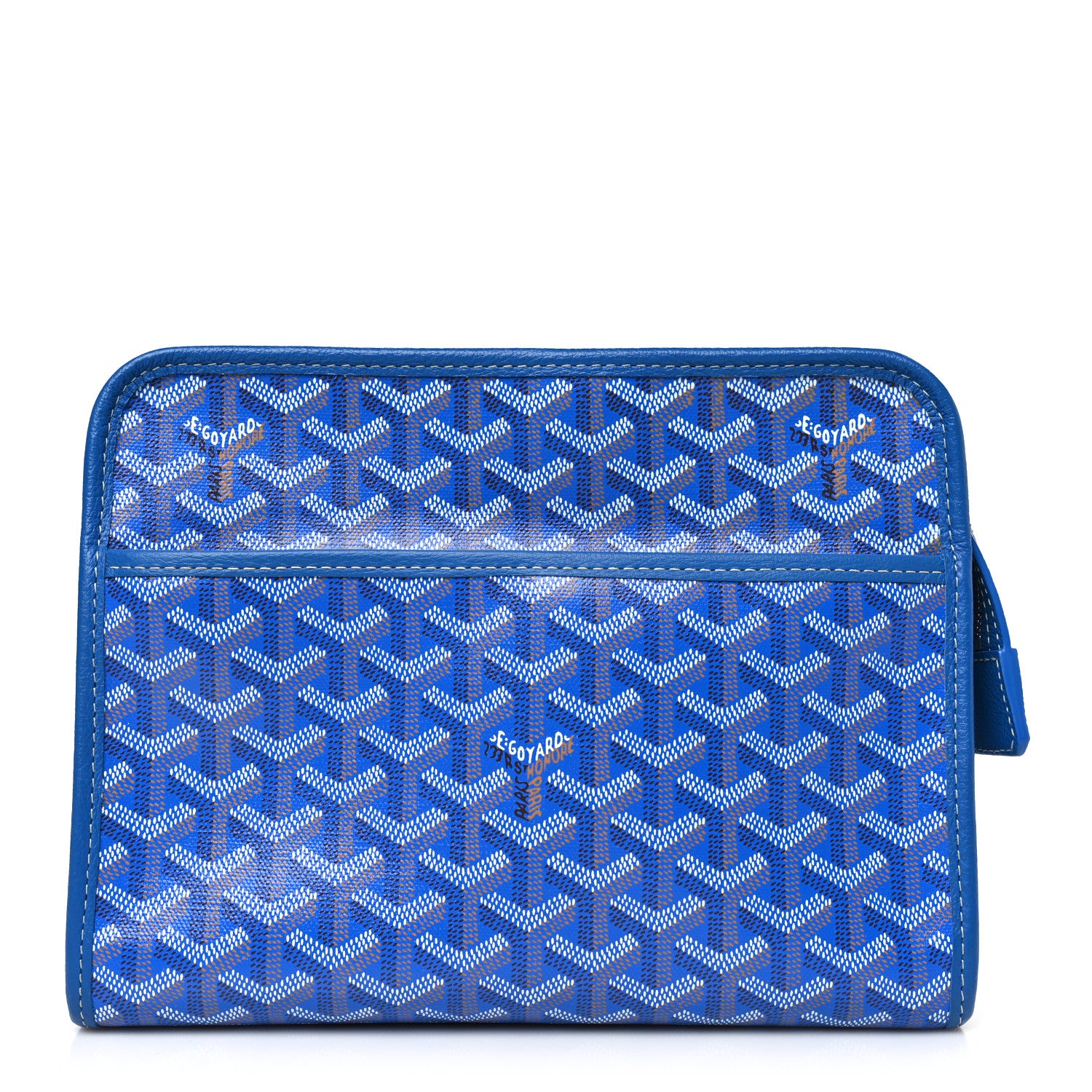 Goyard Goyardine Jouvence Toiletry Pouch Sky Blue 1 of 7