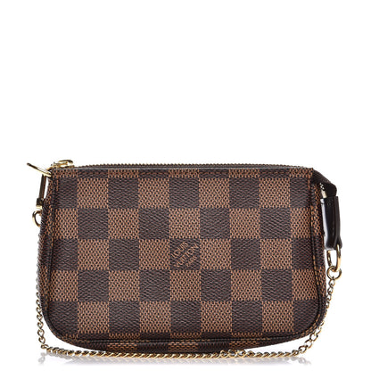 Louis Vuitton Damier Ebene Mini Pochette Accessories 1 of 8