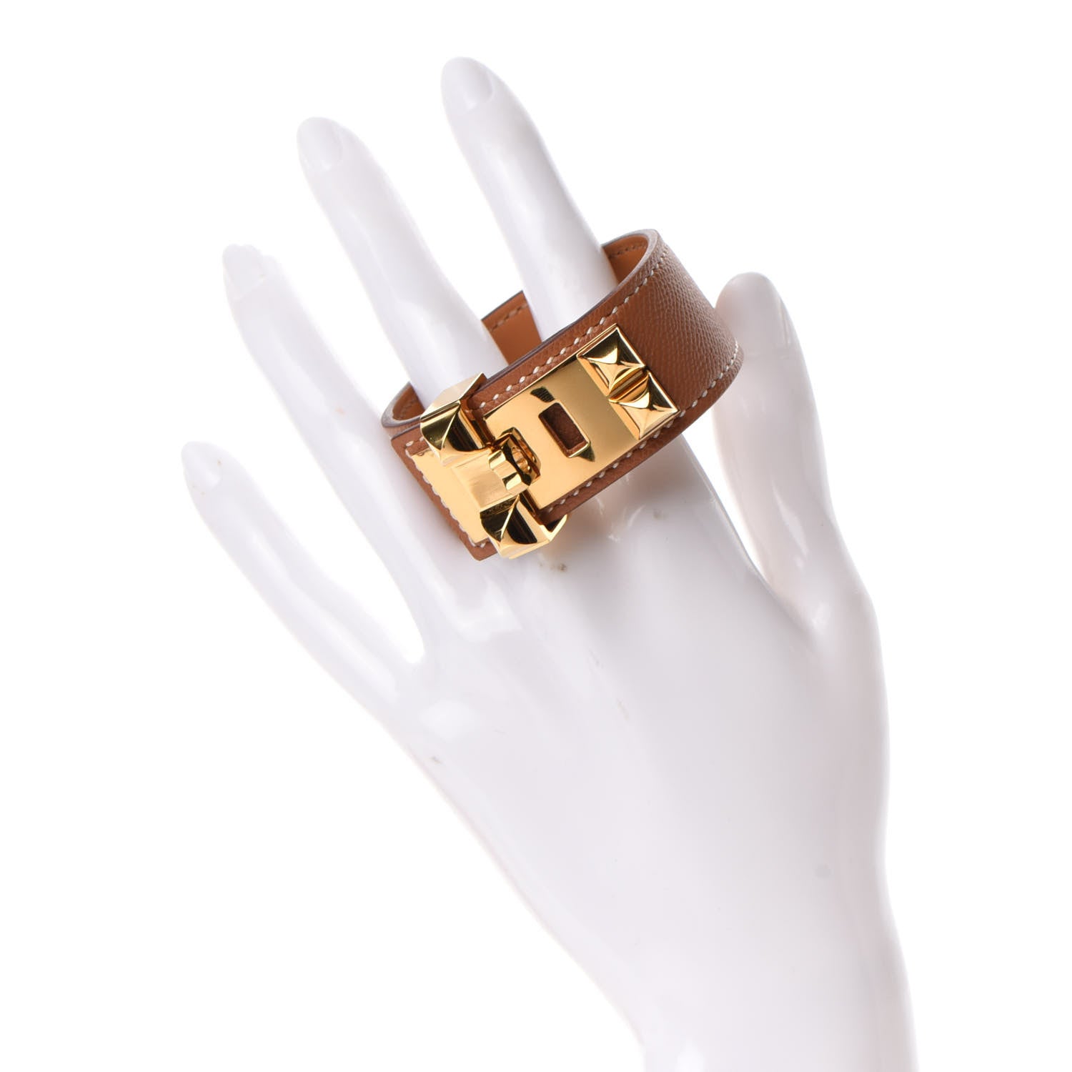 Hermes Epsom Collier de Chien 24 Bracelet T2 Gold 2 of 7