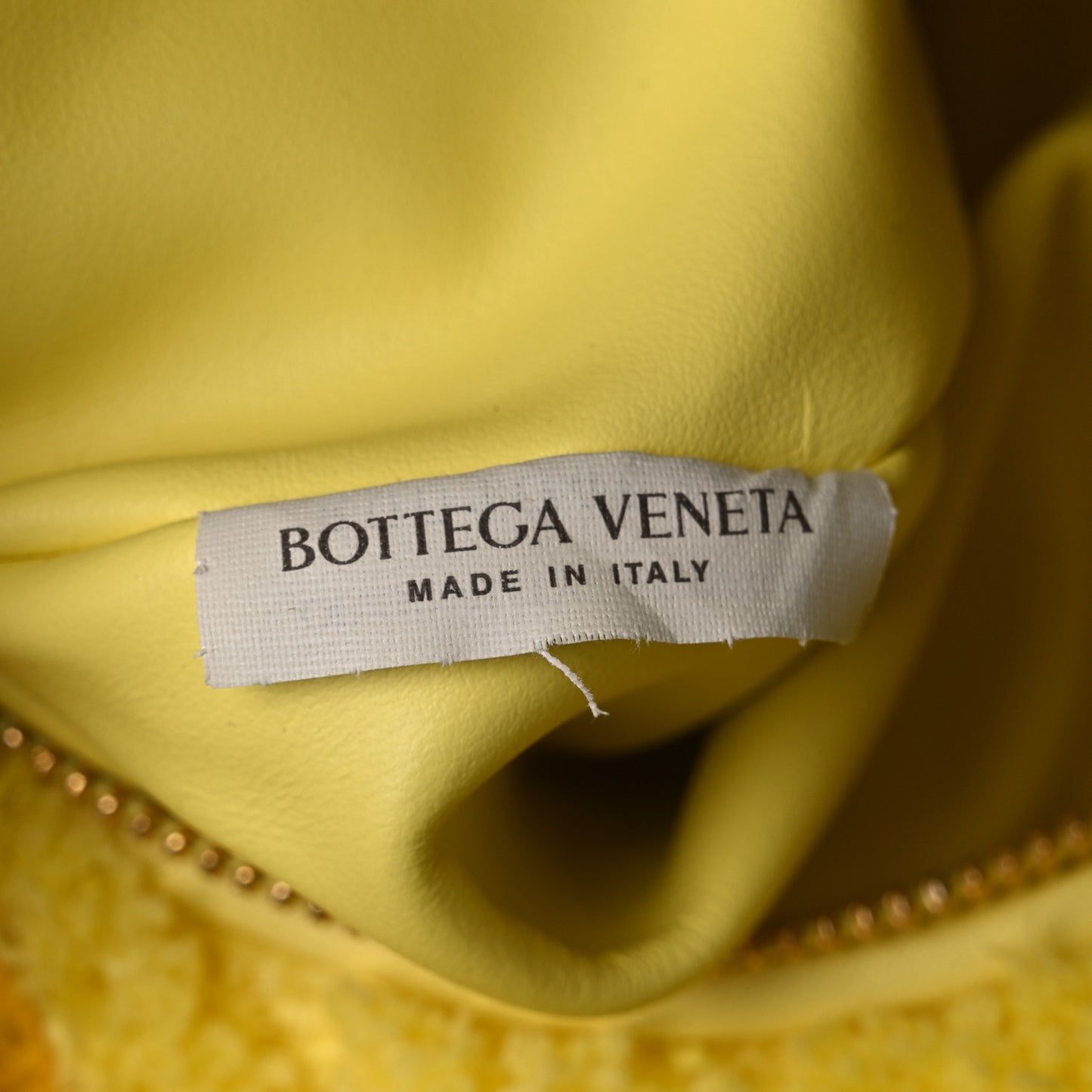 Shearling Intrecciato Teen Jodie Yellow