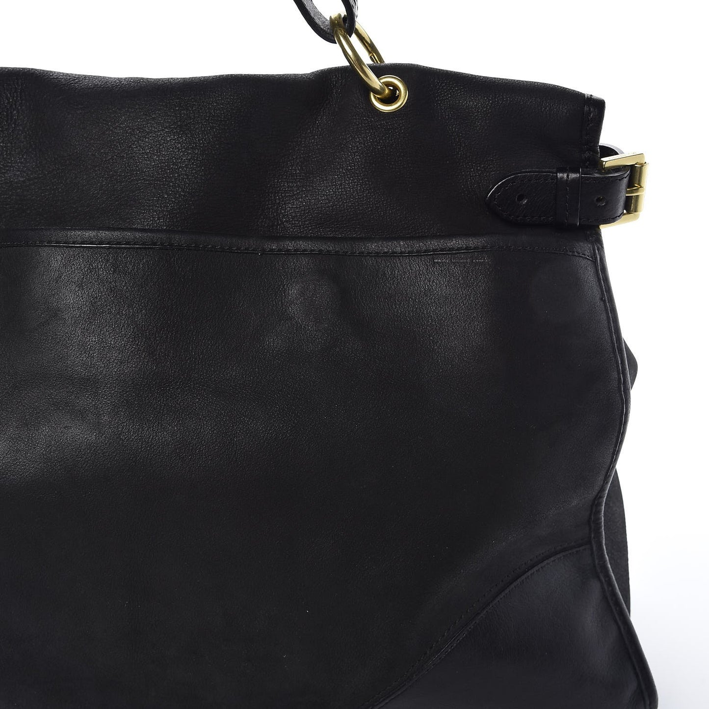 Calfskin Taylor Satchel Black