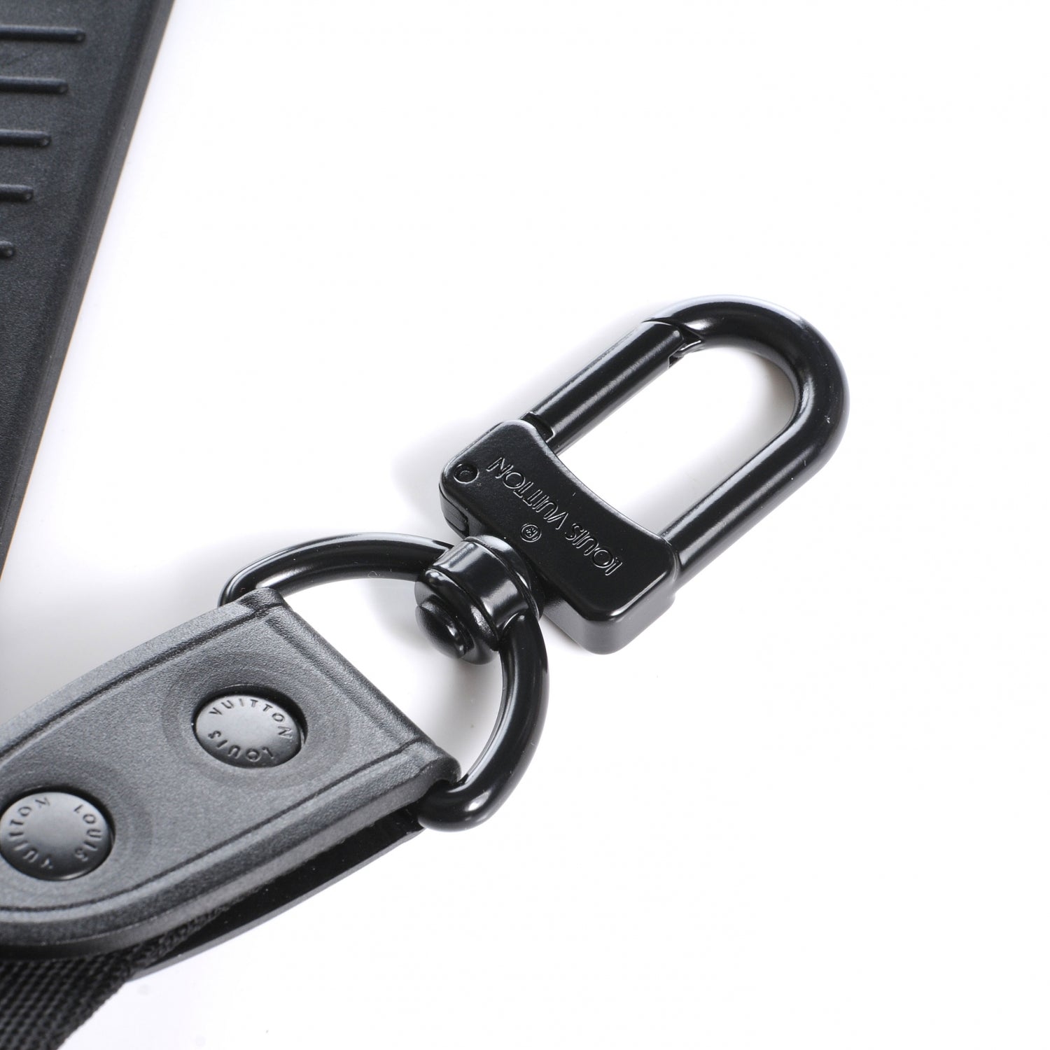 Louis Vuitton Canvas Adjustable Shoulder Strap Black 4 of 4