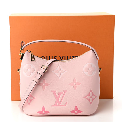Louis Vuitton Empreinte Monogram Giant By The Pool Marshmallow Hobo PM Bouton De Rose 11 of 11