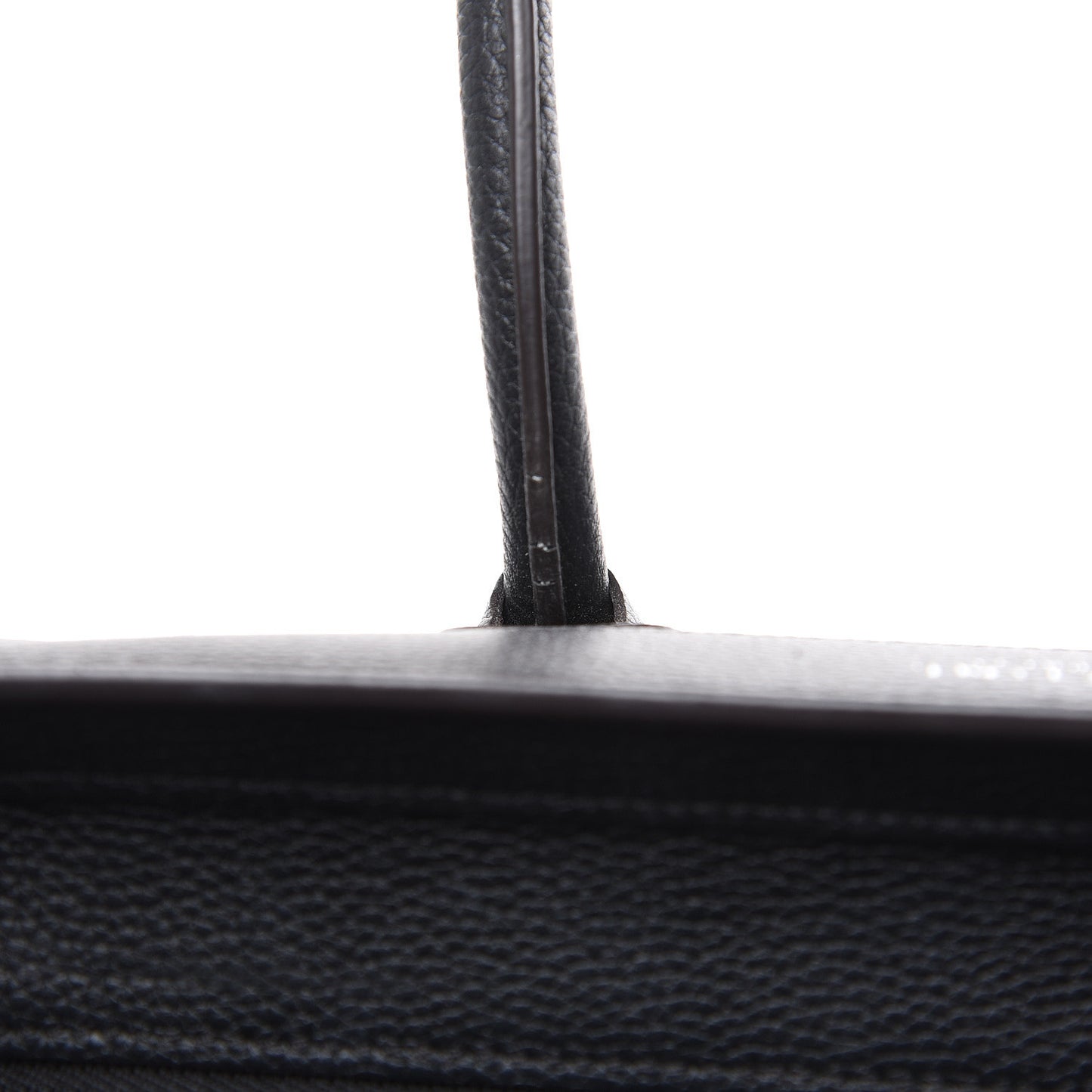 Drummed Calfskin Micro Luggage Black