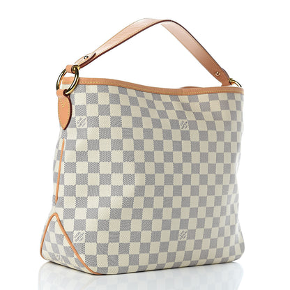 Louis Vuitton Damier Azur Delightful PM Rose Ballerine 3 of 11