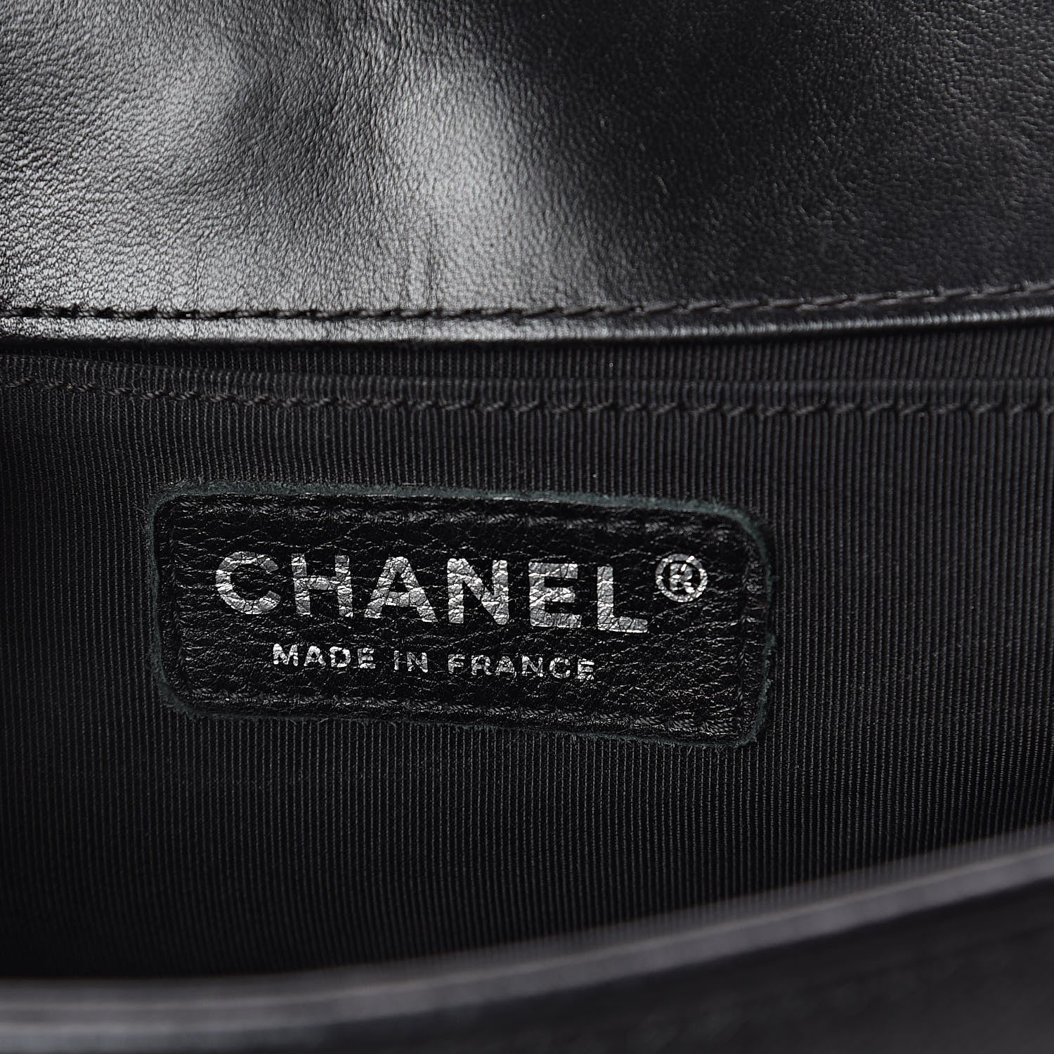 Chanel Lambskin Quilted Medium Boy Flap Black 6 of 10