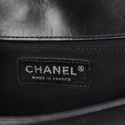Chanel Lambskin Quilted Medium Boy Flap Black 6 of 10