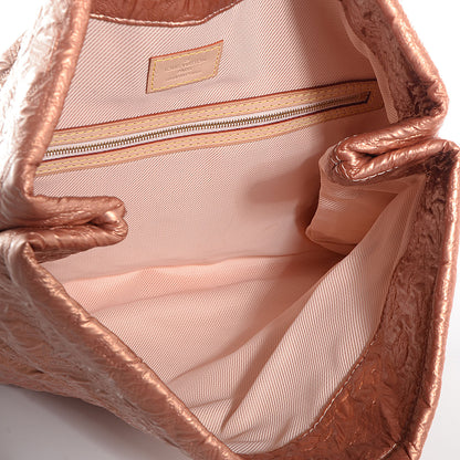 Louis Vuitton Jacquard Quilted Monogram Limelight Clutch GM Rose Gold 5 of 7