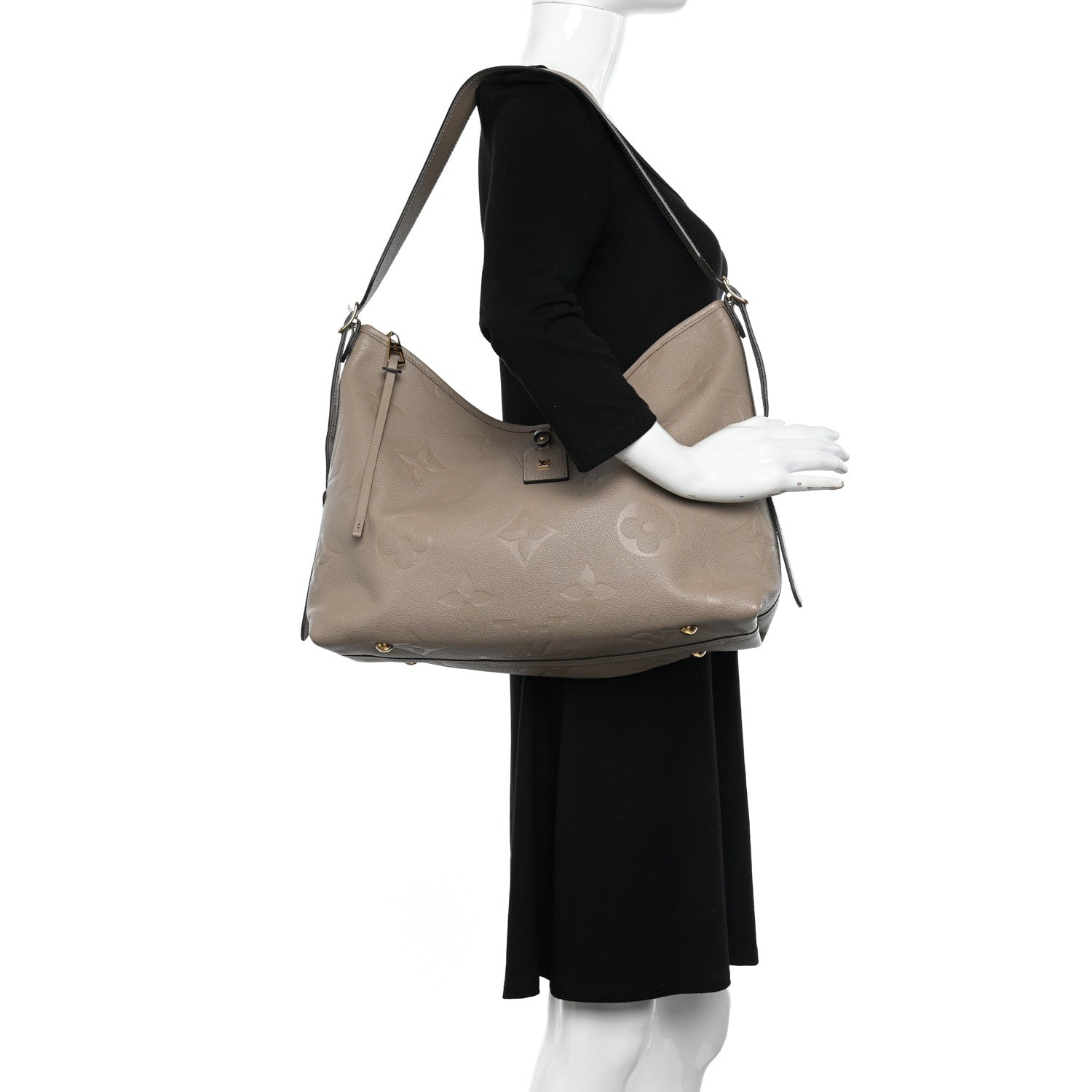 Louis Vuitton Empreinte Monogram Giant CarryAll MM Tourterelle 2 of 9