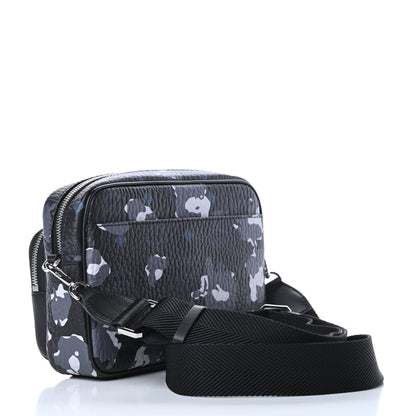 MCM Visetos Floral Leopard Klassik Crossbody Bag Black 3 of 11