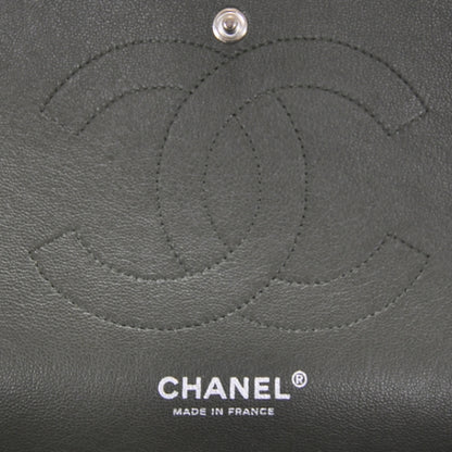 Chanel Caviar Jumbo Double Flap Dark Green 6 of 10