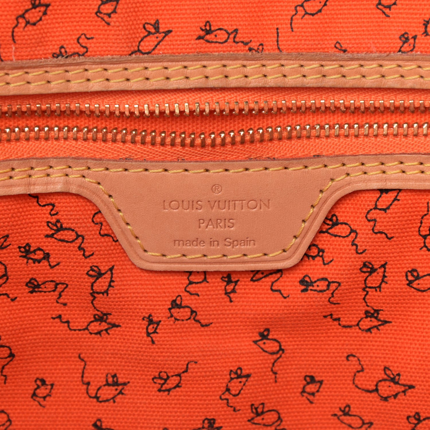 Louis Vuitton Catogram Neverfull MM Marron 5 of 16