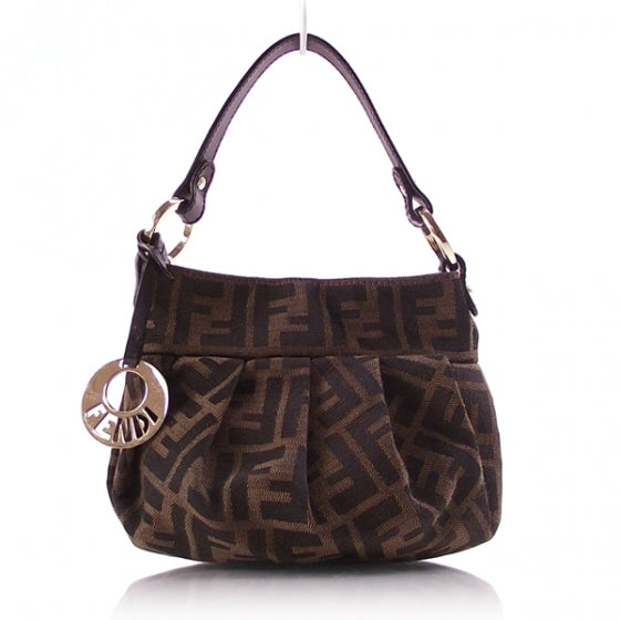 Fendi Zucca Mini Chef Hobo Brown 1 of 11