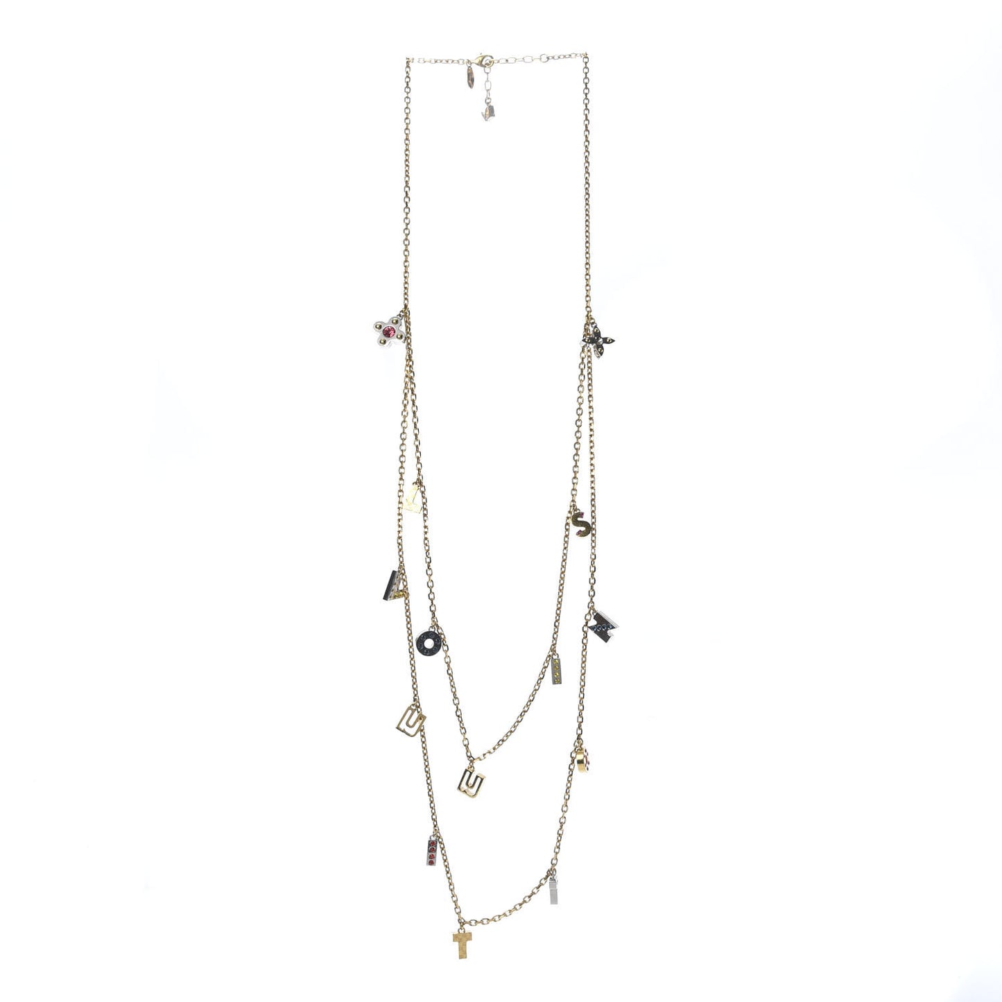 Love Letters Timeless Long Necklace Gold