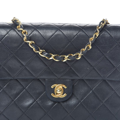 Chanel Lambskin Quilted Mini Square Flap Bag Black 9 of 11