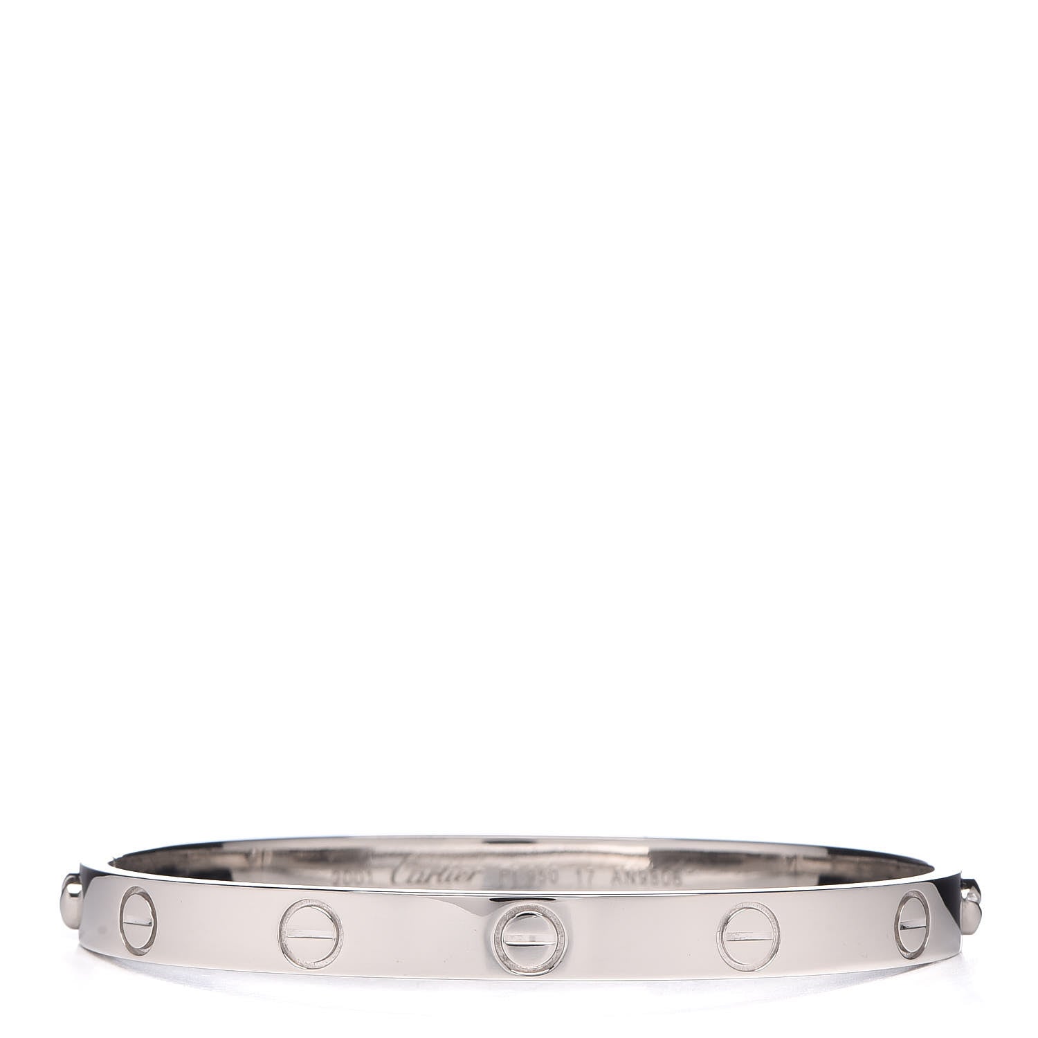 Cartier Platinum LOVE Bracelet 17 1 of 7