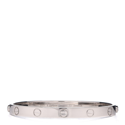 Cartier Platinum LOVE Bracelet 17 1 of 7