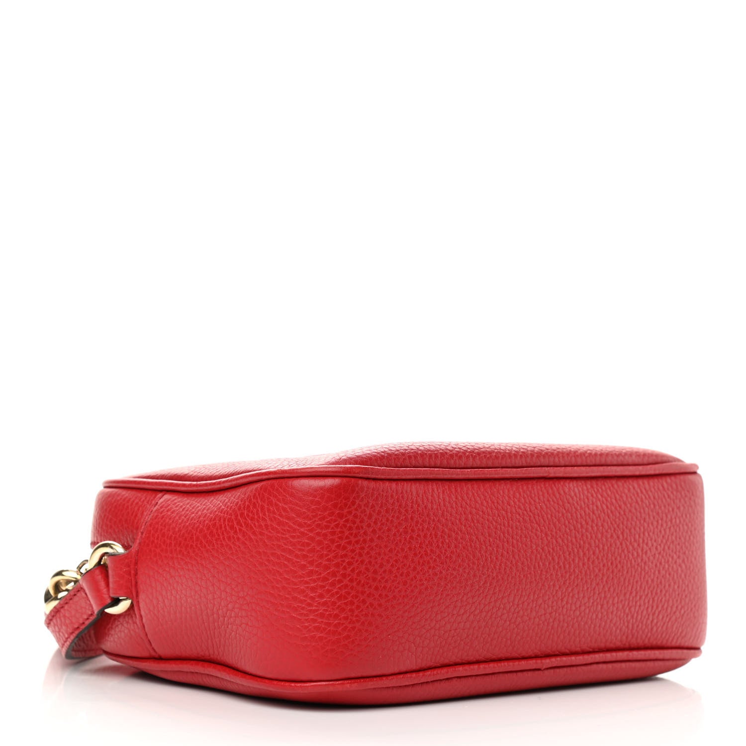 Gucci Pebbled Calfskin Small Soho Disco Bag Tabasco Red 4 of 11