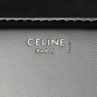 Celine Shiny Calfskin Teen Triomphe Black 6 of 11