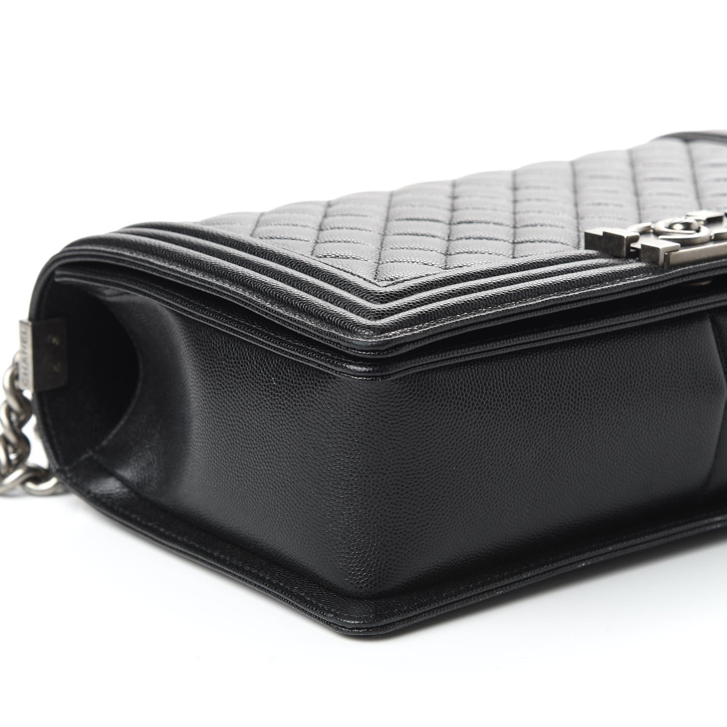 Chanel Caviar Quilted New Medium Boy Flap Black 6 of 11
