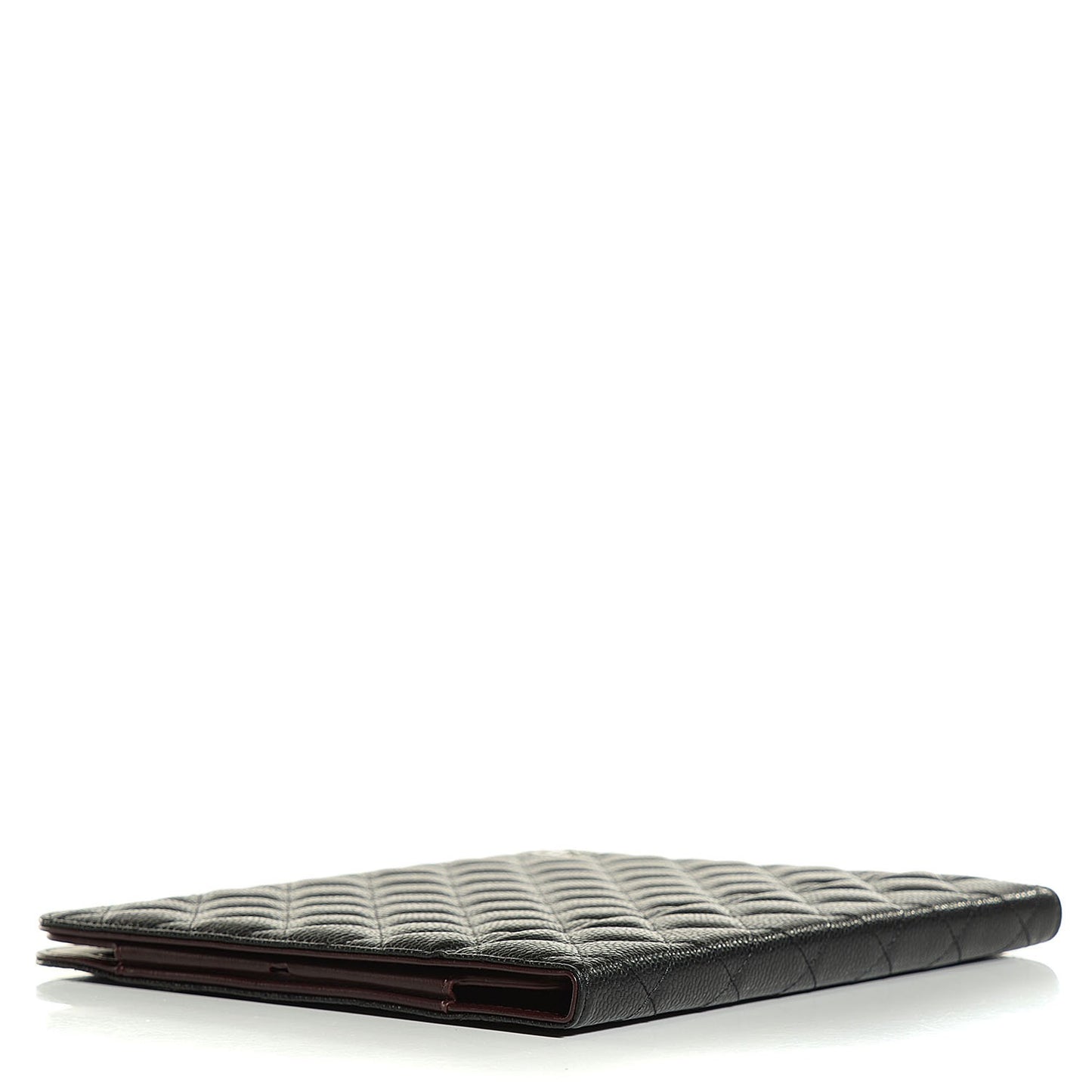 Caviar Quilted iPad Case Black