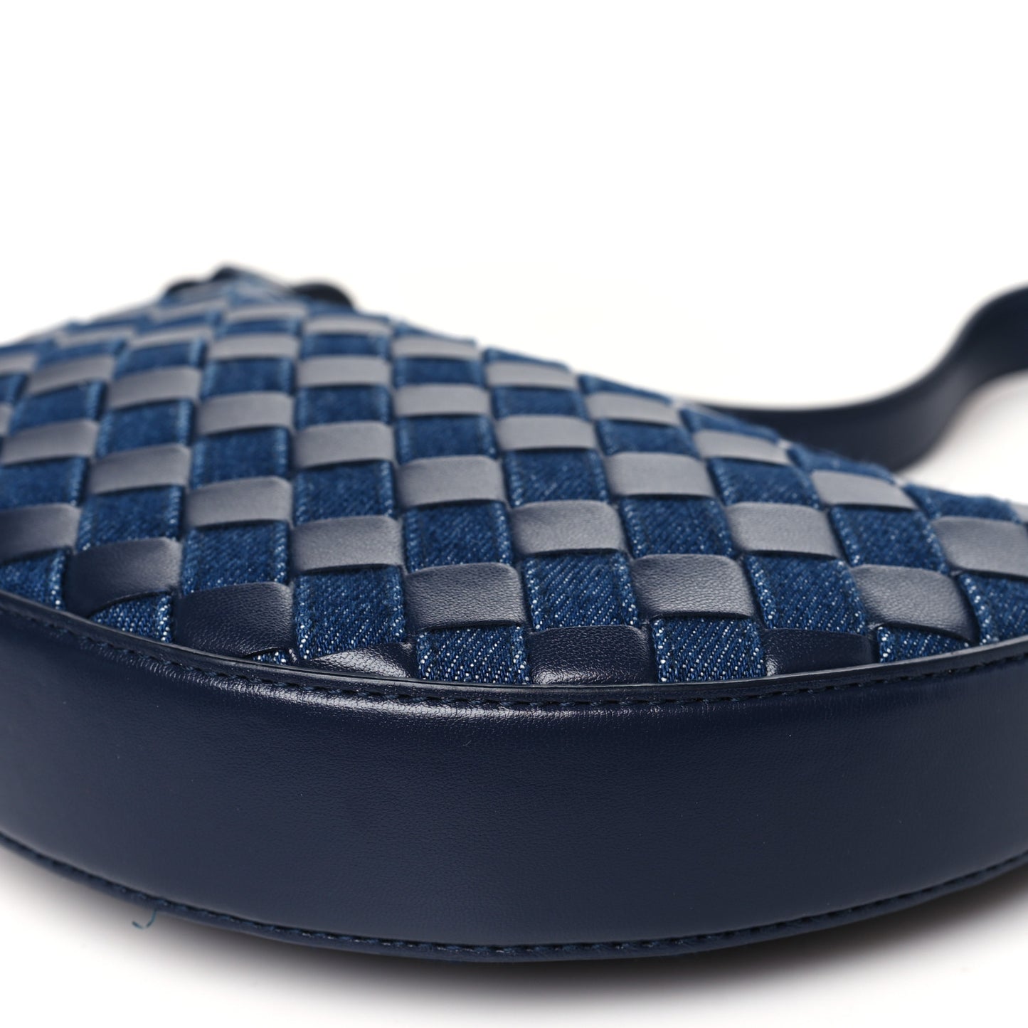 Nappa Denim Intrecciato Mini Sunrise Blue