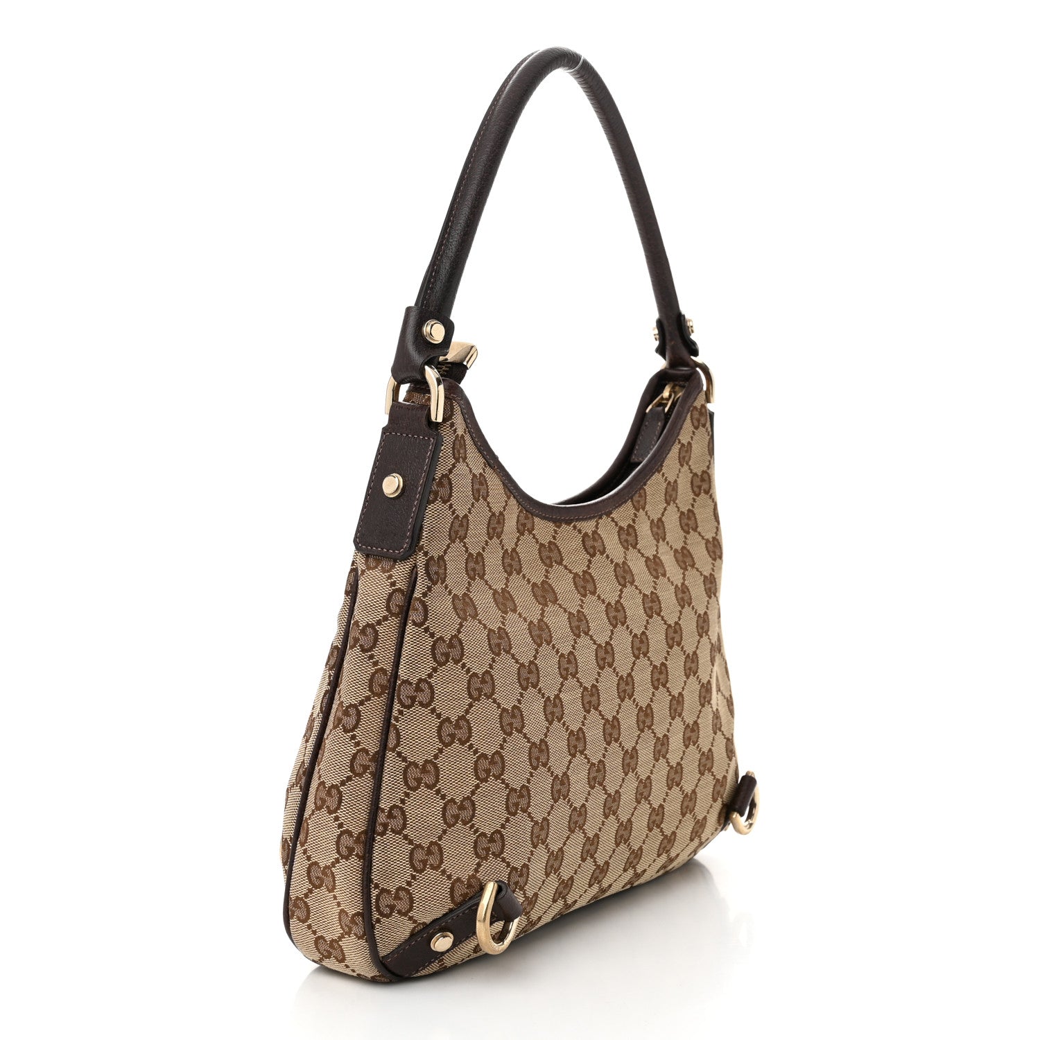 Gucci Monogram Medium Abbey D Ring Hobo Brown 3 of 10