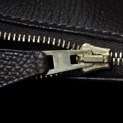 Hermes Courchevel Birkin 35 Chocolate 12 of 33