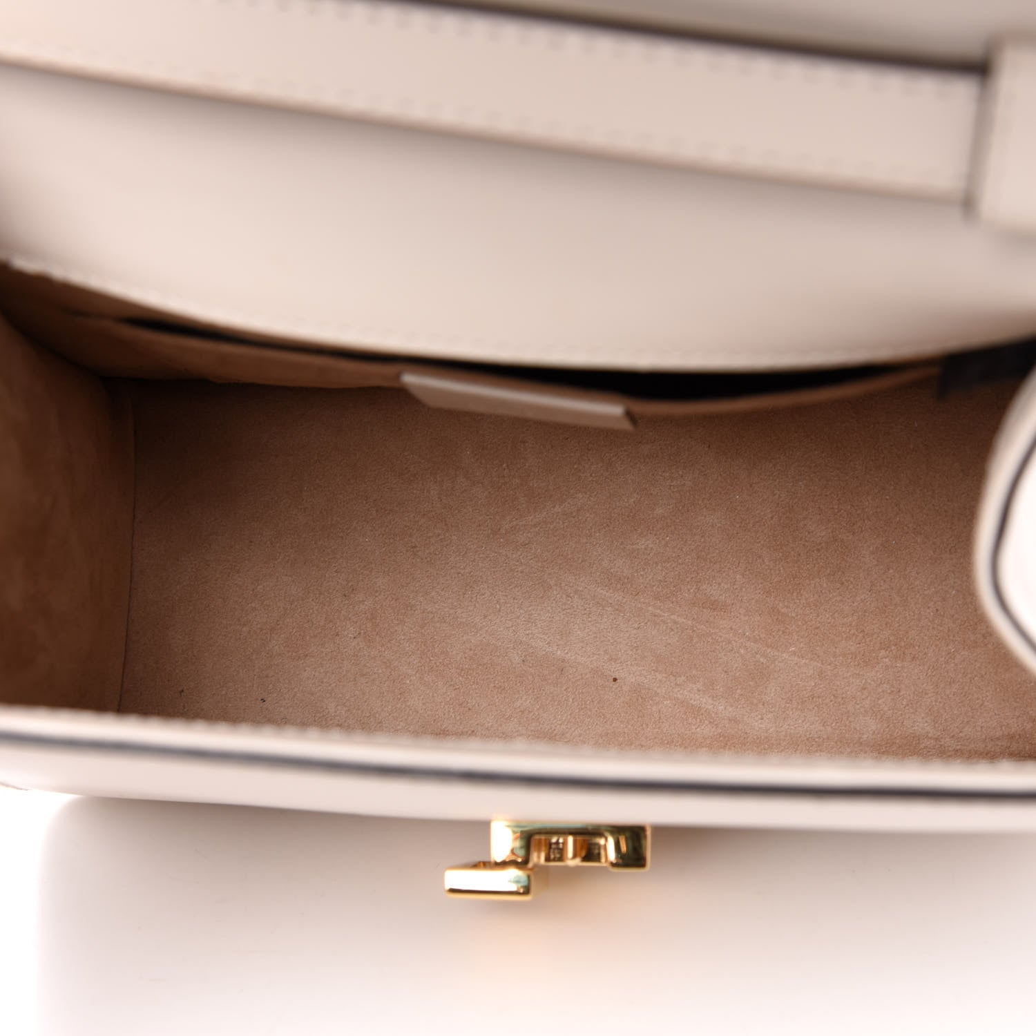 Gucci Calfskin Mini Sylvie Top Handle Bag White 5 of 11
