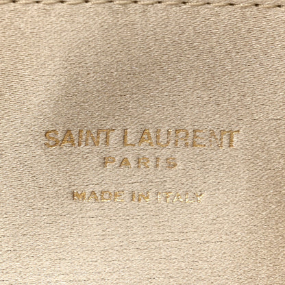 Saint Laurent Crystal Strass Embellished Satin Suzanne Shoulder Bag Silver 6 of 8