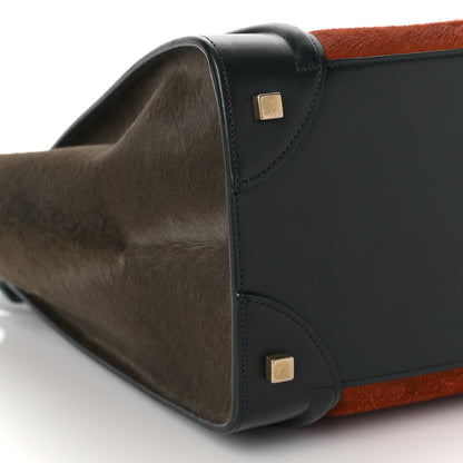 Celine Pony Hair Mini Luggage Brick 7 of 8