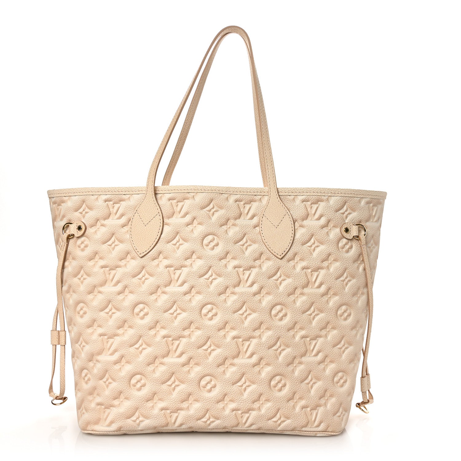 Louis Vuitton Empreinte Monogram Summer Stardust Neverfull MM Beige Clair 3 of 8