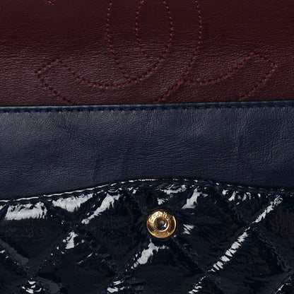 Chanel Distressed Patent Quilted 2.55 Reissue 226 Flap Navy 13 of 15