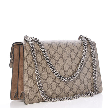 Gucci GG Supreme Monogram Small Dionysus Shoulder Bag Taupe 3 of 9