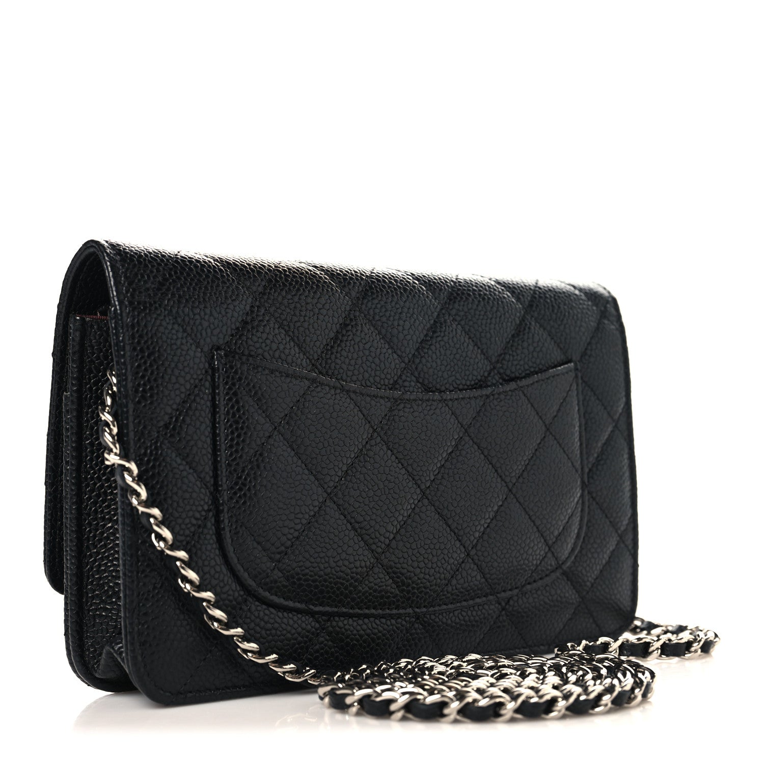 Chanel Caviar Quilted Wallet on Chain WOC Black 3 of 11