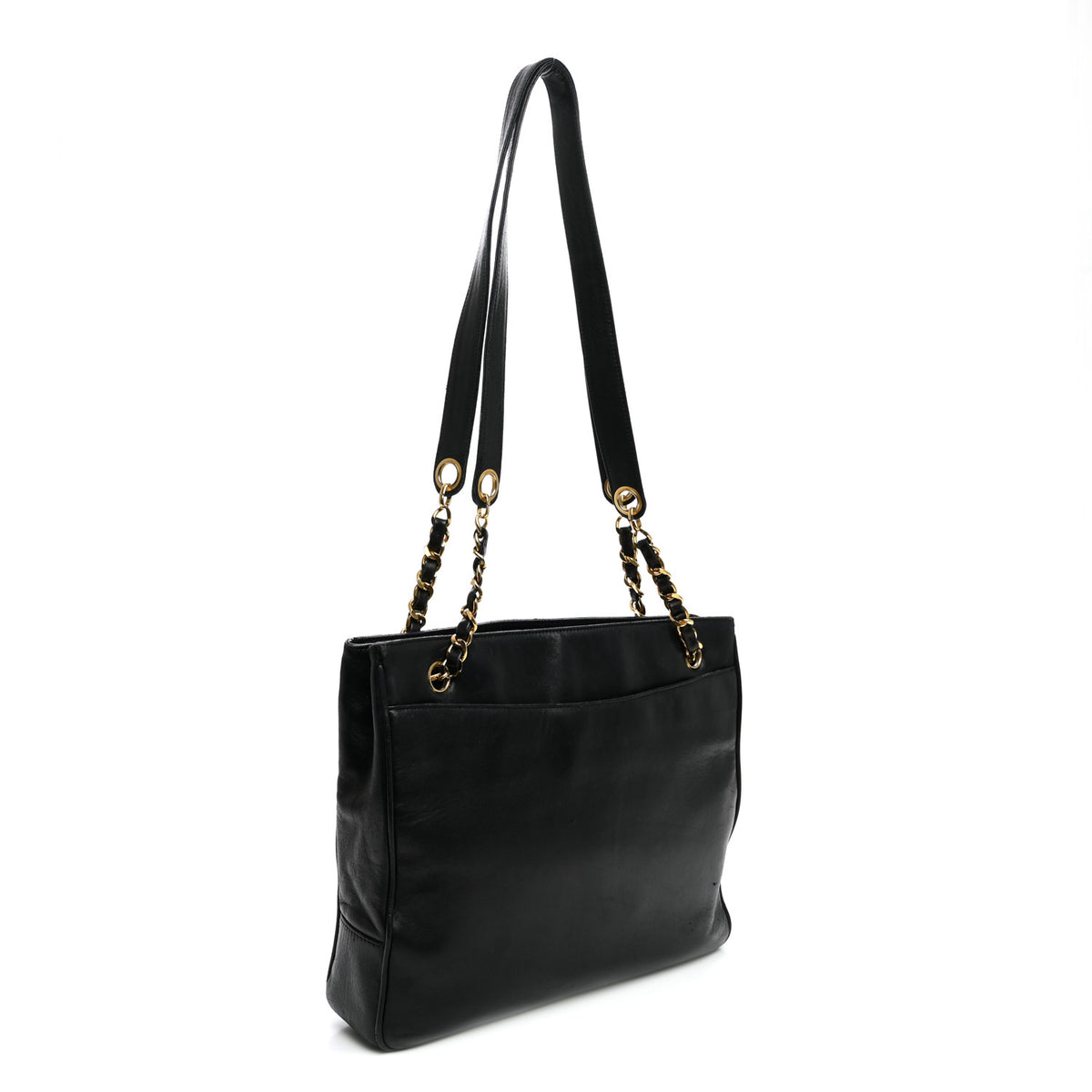 Lambskin CC Shoulder Bag Black