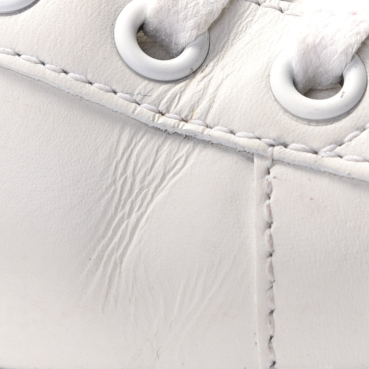 Gucci Calfskin Interlocking G Womens New Ace Sneakers 37.5 White Red Flame Green 12 of 13