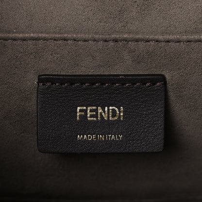 Fendi Vitello Century F is Fendi Bi-Color FF 1974 Embossed Kan I Shoulder Bag Maya Black 6 of 14