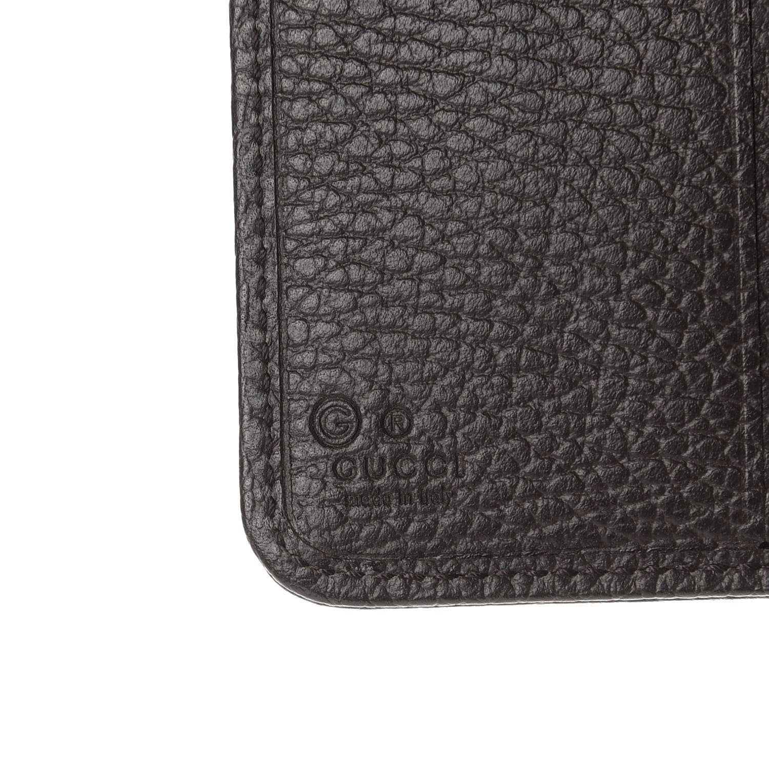 Gucci Monogram Zip Around French Flap Wallet Brown 6 of 8