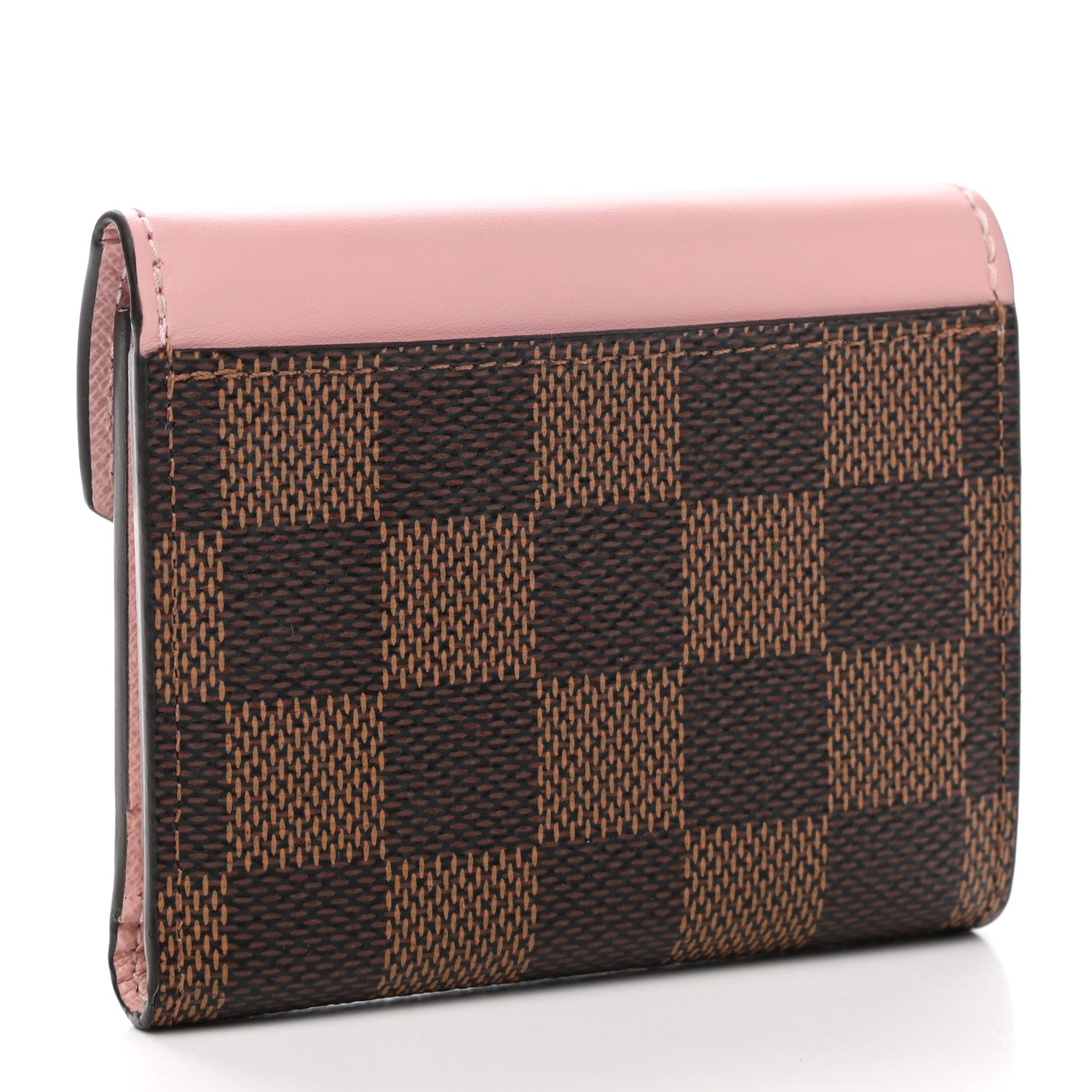 Louis Vuitton Damier Ebene Zoe Wallet Rose Ballerine 3 of 7