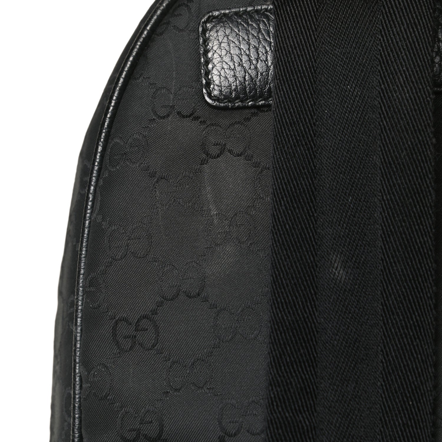 Gucci Nylon Monogram Slim Backpack Black 17 of 17